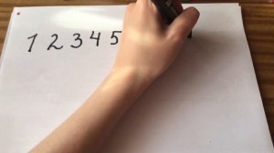 Цифры.Пишем цифры правильно