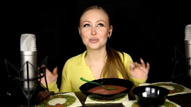 ASMR Mukbang Борщ / Асмр Разговорный мукбанг / Asmr soup borscht / Итинг / Eating / Мукбанг смотреть онлайн