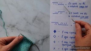 Самые популярные условные обозначения по вязанию спицами - показываю, как вязать
