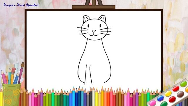 Как нарисовать КОШКУ. Оживающие рисунки для малышей смотреть онлайн