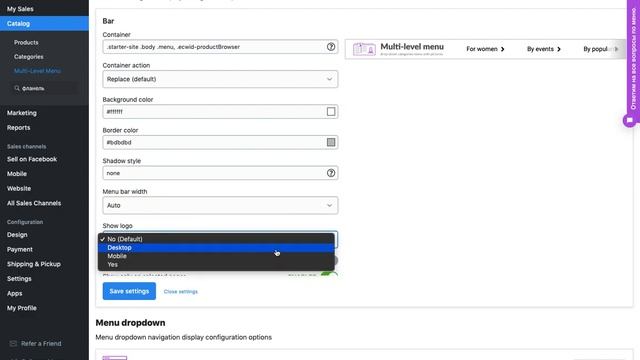 Enable logo on the desktop menu смотреть онлайн