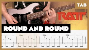 Ratt - Round and Round - Guitar Tab | Lesson | Cover | Tutorial