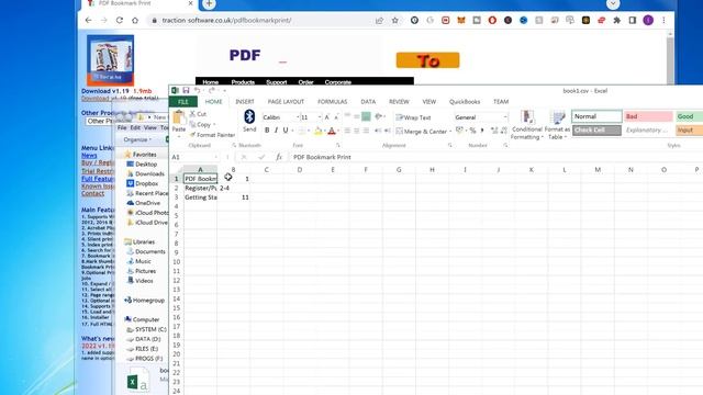 How to export selected or all pdf bookmarks to a csv file / excel file смотреть онлайн
