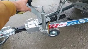 Обзор  самосвального прицепа ДОН В3618 с лодкой Polar Bird 385 НДНД