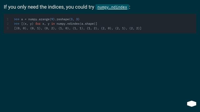 Iterating over a numpy array смотреть онлайн