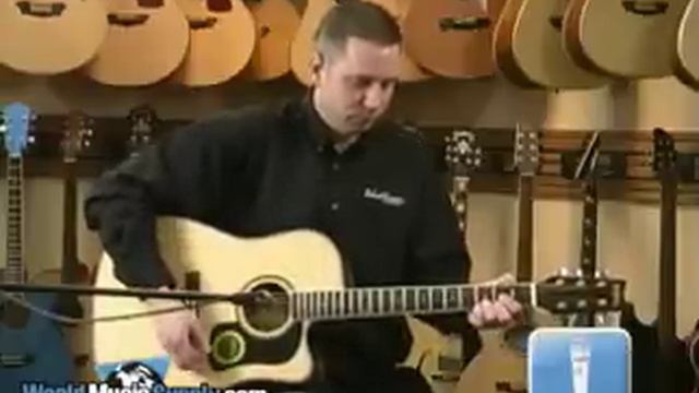 Washburn Acoustic/Electric Guitar D10SCE Demo смотреть онлайн