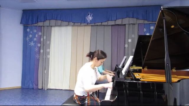 А. Пьяцолла "Adios nonino" ансамбль преподаватель Матькова О.В. Редикульцева Т.А. ДШИ п. Харп смотреть онлайн