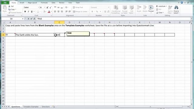 CSV Question Creation and Import смотреть онлайн