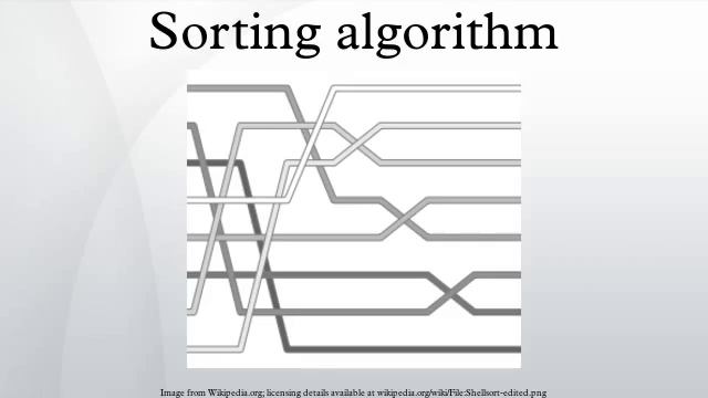 Sorting algorithm смотреть онлайн