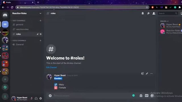How To Get Discord Reaction Roles! | Easy 2020 смотреть онлайн