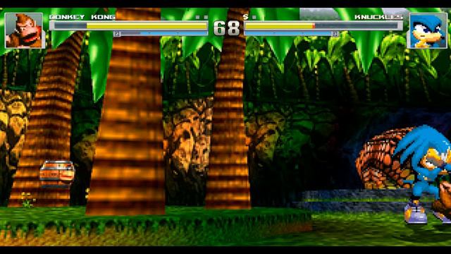 [MUGEN]Donkey Kong vs Knuckles(Nintendo vs Sega) смотреть онлайн