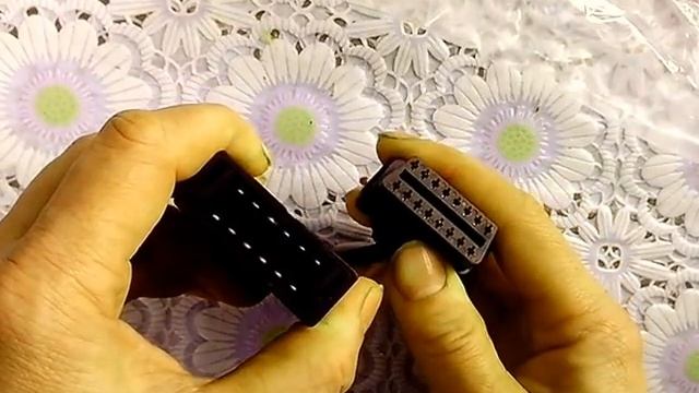 Распаковка переходника OBD2 на OBD
