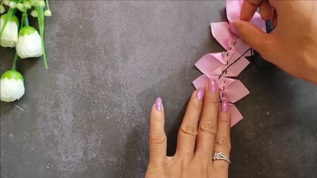 Amazing!!!❤❤Ribbon Flower making | Easy Sewing Hack | Hand Embroidery Flower смотреть онлайн