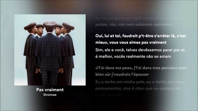 Stromae - Pas vraiment (Lyrics/Tradução PT-BR) смотреть онлайн