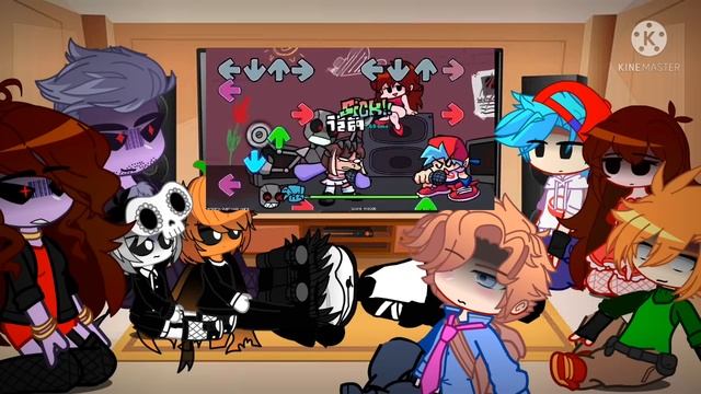 FNF Reacts to QT Mod | Gacha Reaction Video смотреть онлайн