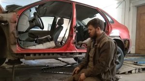 переварка и покраска порогов калина