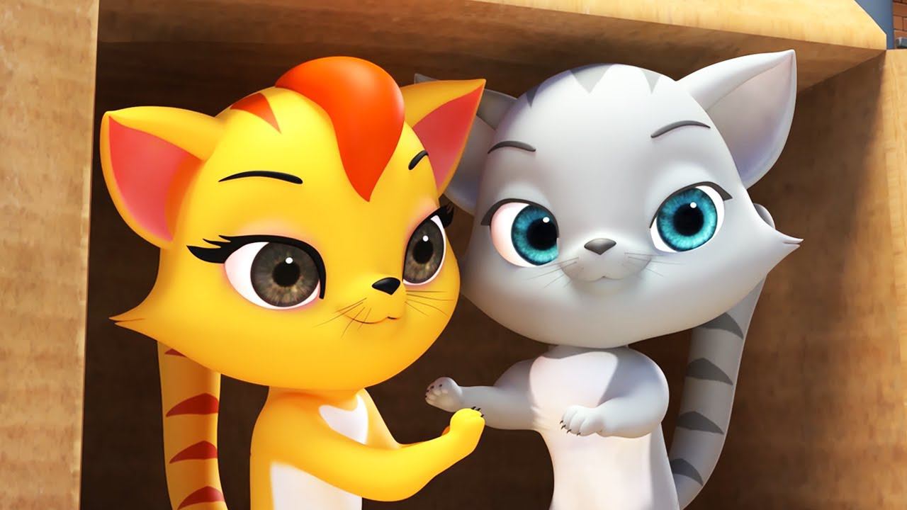 Кот усатый, озорной - Песни Для Детей с Животными - Детские Развивающие Песенки смотреть онлайн