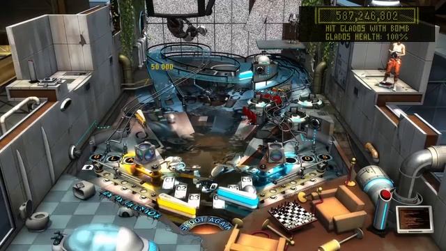 Zen pinball 2 - Portal (Glados Final Battle) смотреть онлайн