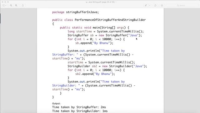 String Builder in Java смотреть онлайн