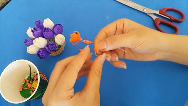 Multicolor Styrofoam Craft - Complete the brilliant color scheme foam flowers смотреть онлайн