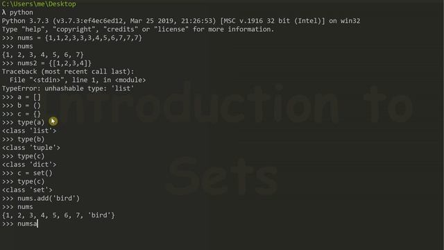 Python #32 - Sets смотреть онлайн