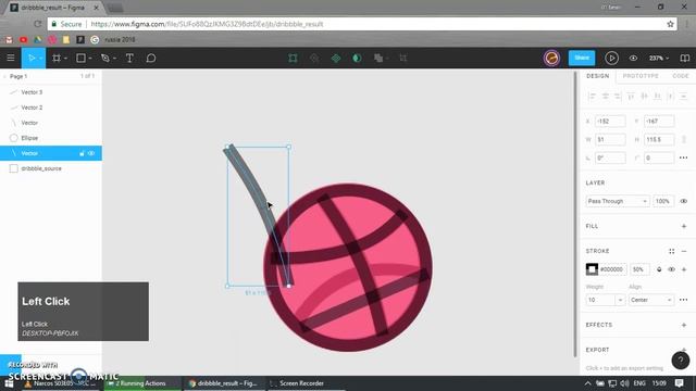 Figma Howto - Dribbble Logo смотреть онлайн
