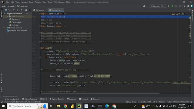 Image processing project (zero to hero) using python (streamlit) | DIP بالعربي смотреть онлайн