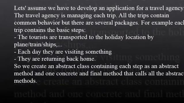 template method design pattern смотреть онлайн