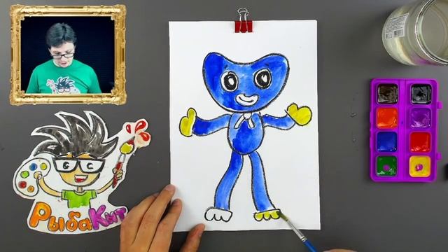 Папа Длинные ноги - ХАГИ ВАГИ - РыбаКит папа рисует смотреть онлайн