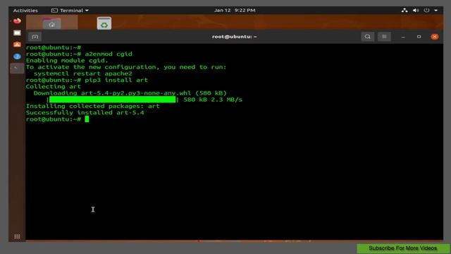 How To Setup Apache To Run Python CGI Scripts On Ubuntu 20.04 LTS смотреть онлайн