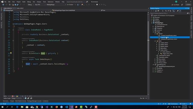 ASP.NET Core E-Commerce Course - Scaffolding Items смотреть онлайн