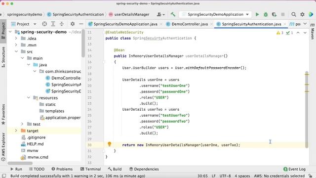 User Authentication with Spring Security in Spring Boot Tutorial | Java смотреть онлайн
