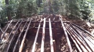 Строительство землянки.Все серии.