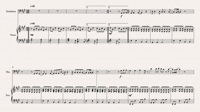 Bittersweet Symphony Trombone & Piano Arranged By Matthew Pyeon смотреть онлайн