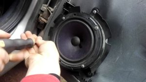 Снятие динамиков в Шкода Октавия тур.