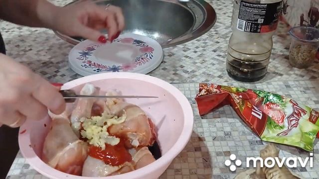 Куриные голени в соевом соусе, в духовке. смотреть онлайн