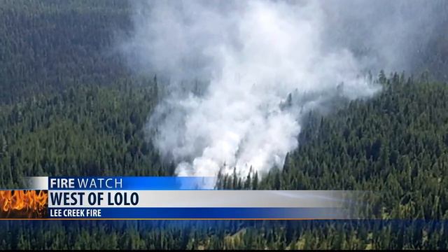 Crews battle small wildfire west of Lolo смотреть онлайн