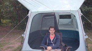 Моя шатер-палатка от Decathlon. ARPENAZ BASE M Quechua. Органайзер и электричество в палатке