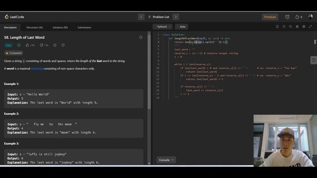 Length of Last Word ｜Python、解法、Solution、教學 - LeetCode 刷題 смотреть онлайн