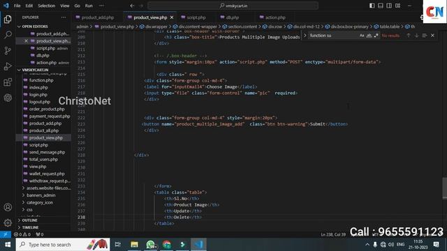 Image upload using PHP | image crude with php | web development course in tamil | Christonet смотреть онлайн