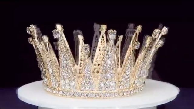 Винтажная хрустальная королевская тиара корона свадебная диадема головной убор свадебные украшения смотреть онлайн