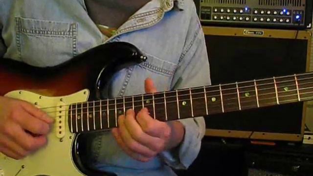 VOODOO CHILD Stevie Ray Vaughan GUITAR SOLO LESSON смотреть онлайн