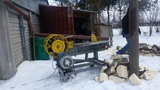 Реечный дровокол. Поставь колун ржаветь. смотреть онлайн