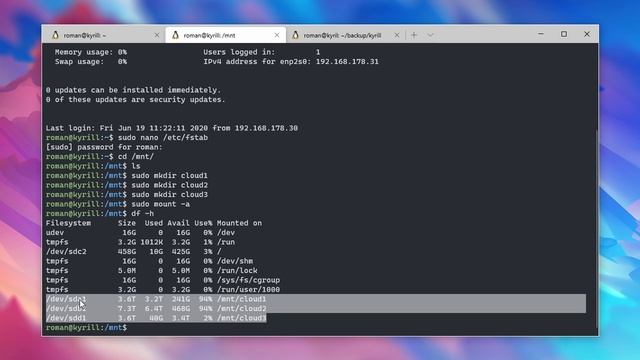 How to Partition, Format, and auto Mount Disk on Ubuntu 20.04 смотреть онлайн