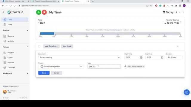 How to Connect TMetric to Jira смотреть онлайн
