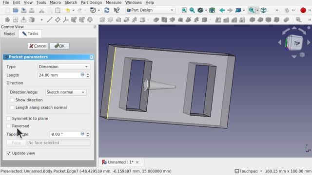 FreeCAD 0.20 For Beginners | 13 | Locking Mount | Understanding Pocket Types and Options смотреть онлайн