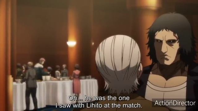 Kure Erioh finds out that Karla has a crush on Ohma | Kengan Ashura смотреть онлайн