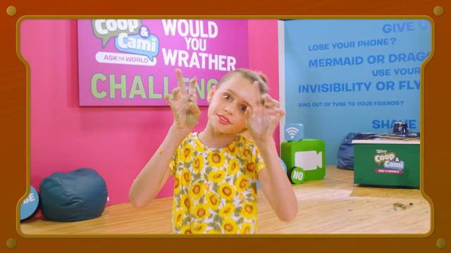 Pick Your Teeth or Lick Your Shoe? | Coop & Cami Ask the World | Disney Channel смотреть онлайн
