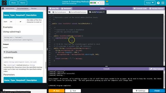 Code.org Lesson 5.4A Overloading Methods | Tutorial with Answers | CSA Unit 7 смотреть онлайн