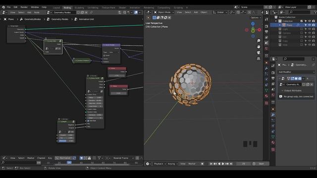 [Tut] Hexagon Shield Impact - Blender Geometry Nodes 3.1 Field смотреть онлайн